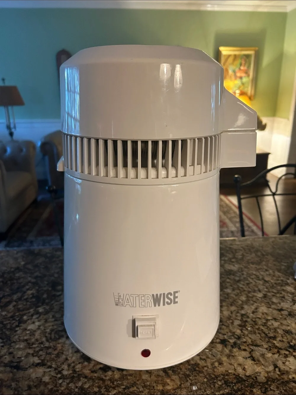 White “WaterWise” Water Distiller - Reliable Home Purification